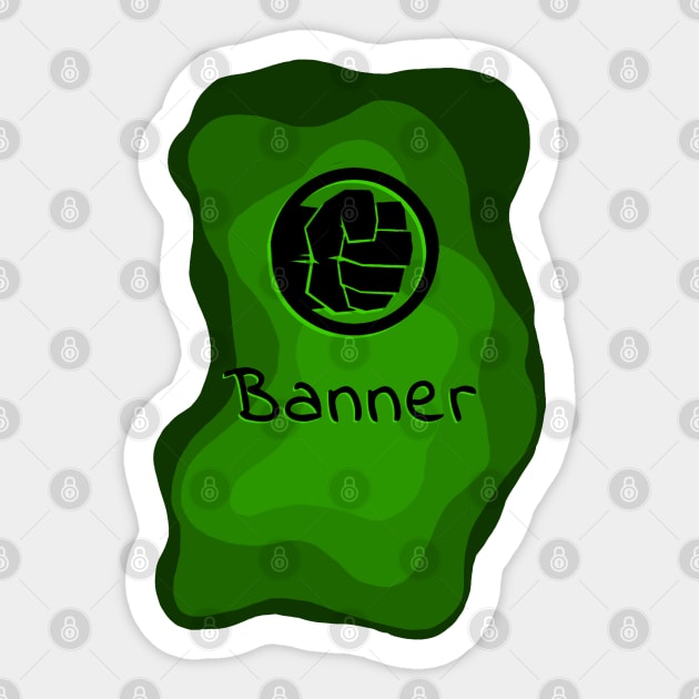 Hulk (Bruce Banner) Design Sticker by WandaKat
